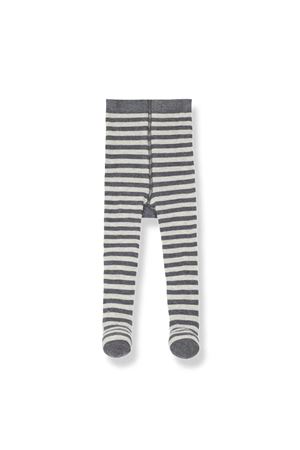 Collant in caldo cotone a righe beige 1+IN THE FAMILY KIDS | DAFNEOATMEAL